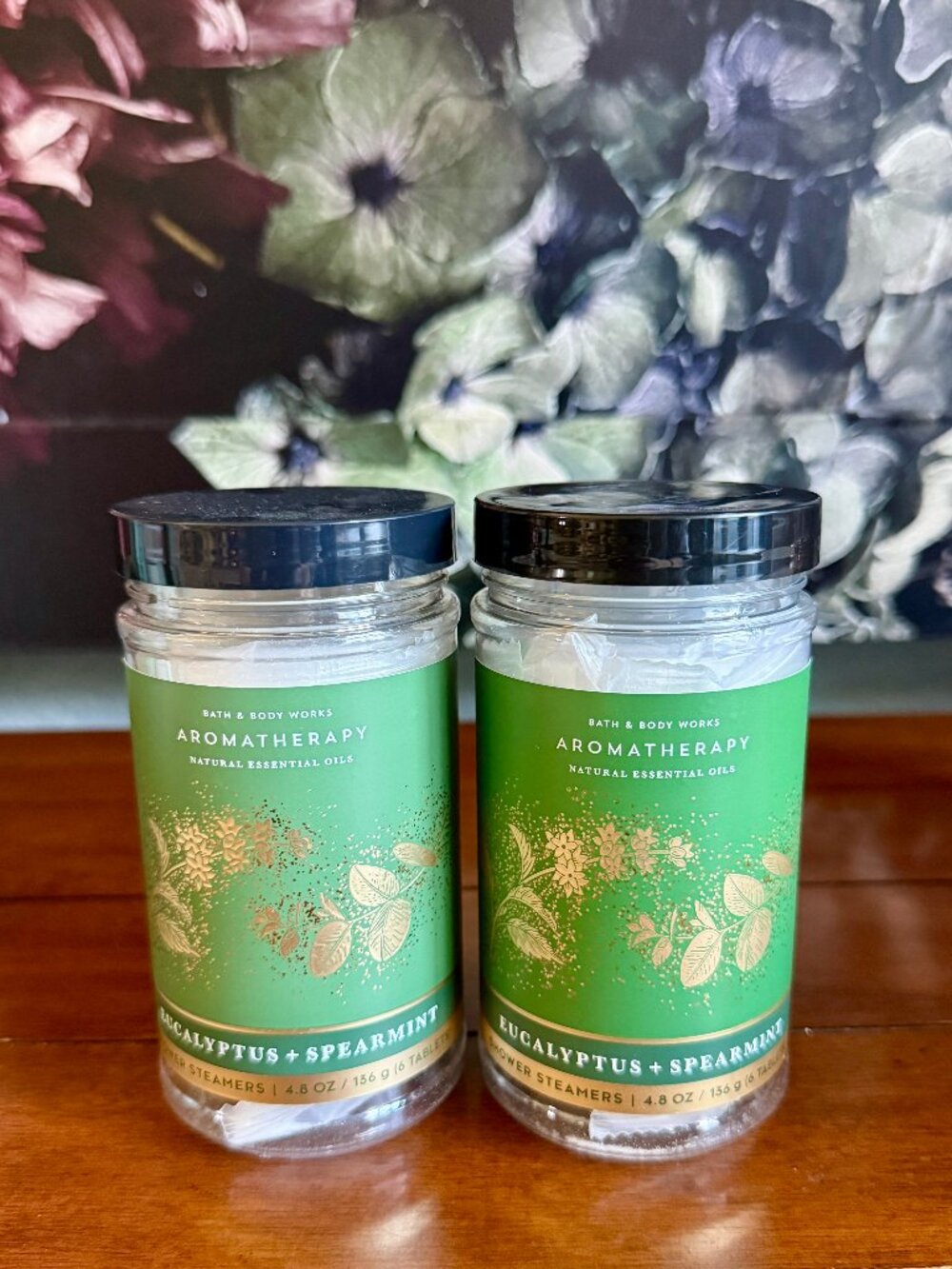 NEW 2-Pc Aromatherapy Eucalyptus+Spearmint Shower Steamers Bath & Body Works